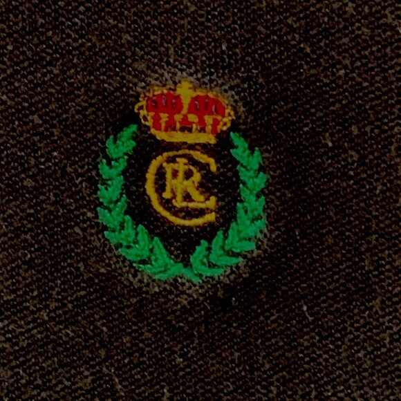 Chaps Ralph Lauren Black Polo Shirt Size XXL with Crown CRL Logo - Picture 2 of 7